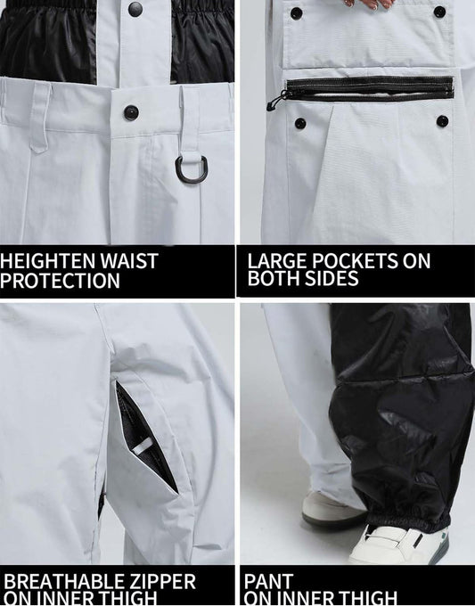 ZAAZ White Snow Pants